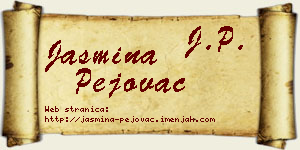Jasmina Pejovac vizit kartica